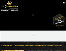 Tablet Screenshot of club-forme-gymnesia.com